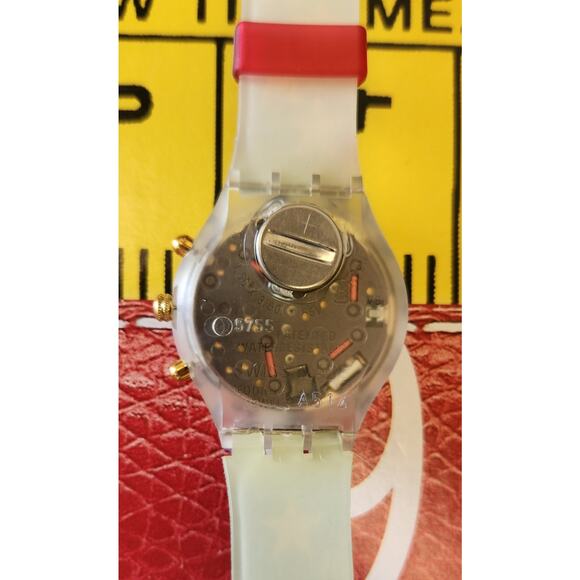 Swatch watch AMERICAN DREAM SEK103 1995 Aquachrono New old stock - Picture 6 of 10